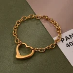 Βραχιόλι Αλυσίδα Open Heart - Χρυσό