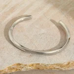 Βραχιόλι Open Curvy Bangle - Ασημί