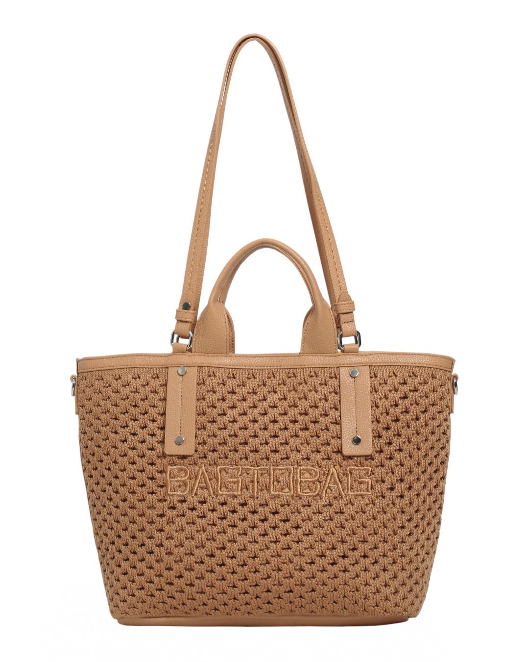 AC7A0078 Τσάντα Ώμου F2663-4 - Κάμελ - Image 1