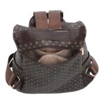 Τσάντα Πλάτης KX-2501 - Σκούρο Καφέ