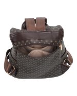 Τσάντα Πλάτης KX-2501 - Σκούρο Καφέ