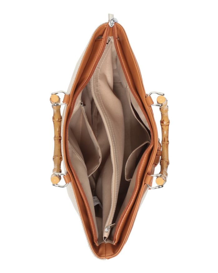 Τσάντα χειρός ND-90311 - Κάμελ - Image 3