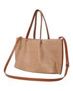 Τσάντα Ώμου μεγάλη BTB0037 - Khaki - Image 3