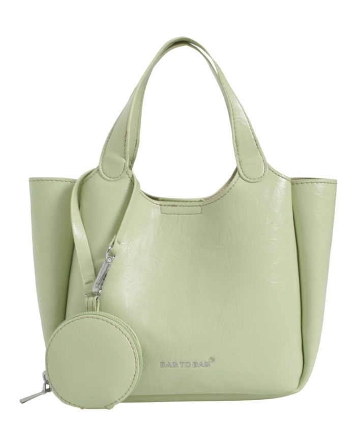 Τσάντα χειρός KX2509 - Πράσινο - Image 4
