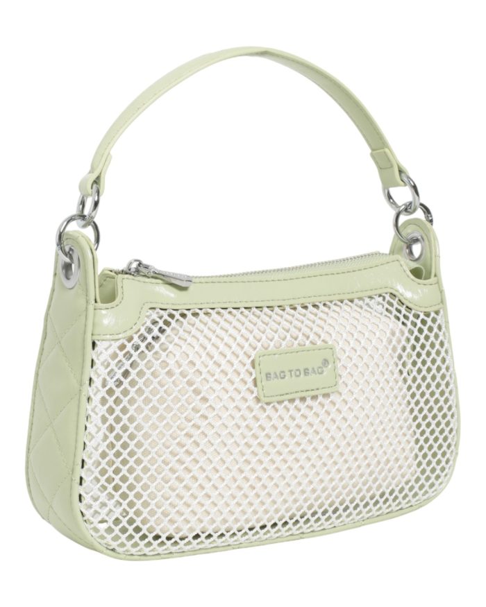 Τσάντα χειρός KX2504 - Πράσινο - Image 4