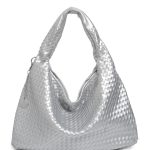 Τσάντα ώμου DD11251 - Ασημί