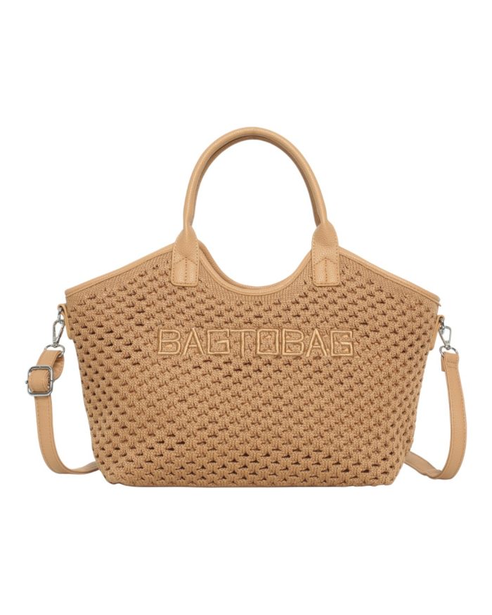 Τσάντα ώμου F2663-1 - Κάμελ - Image 3