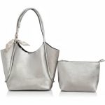 Τσάντα ώμου  XY-37006 - Ασημί
