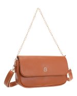 Τσάντα ώμου  SQ-10625 - Κάμελ - Image 2