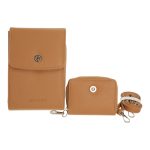 Τσάντα χιαστί YC-03058 - Κάμελ