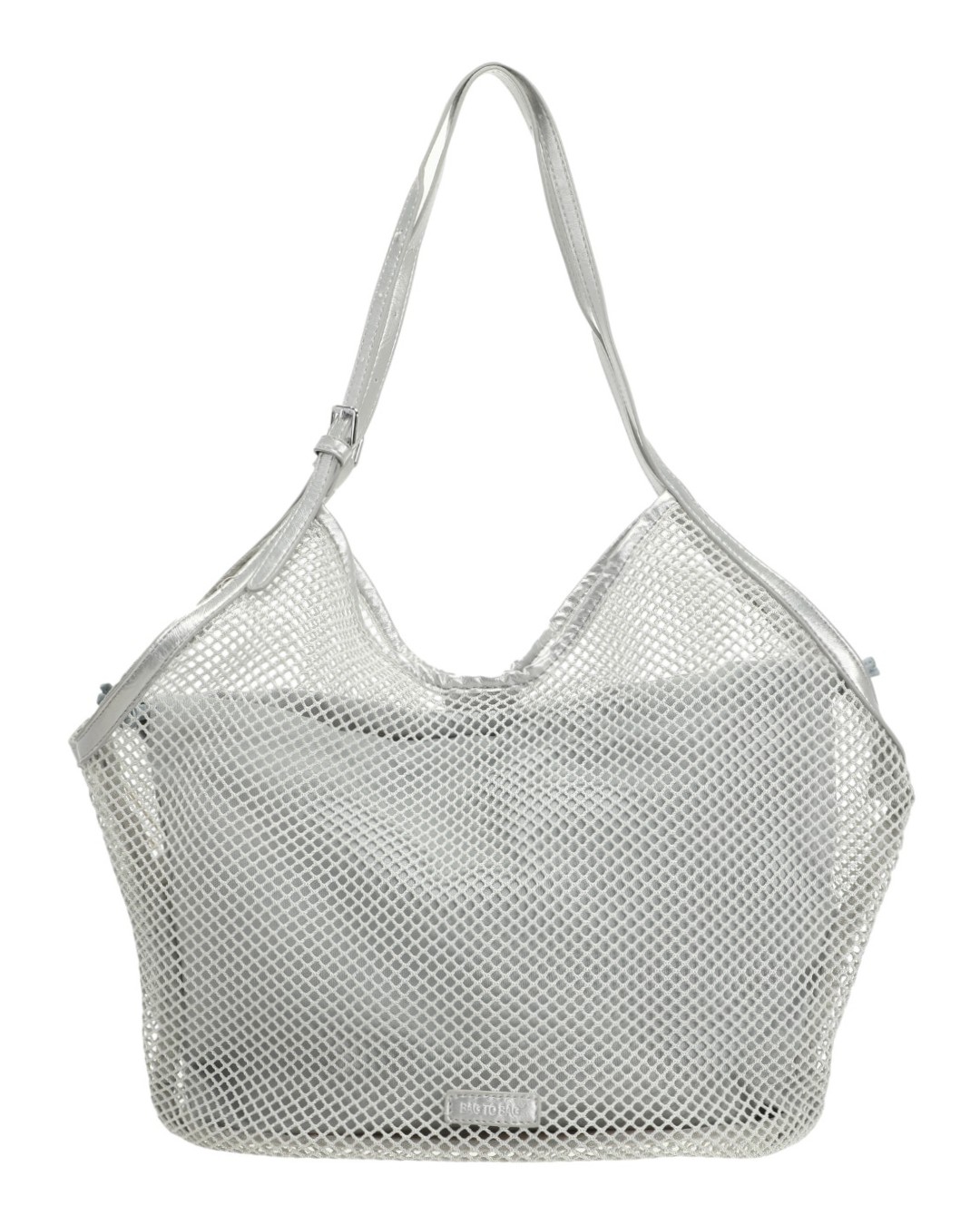 BB4A3920 Τσάντα ώμου QQ-9857 - Ασημί - Image 1