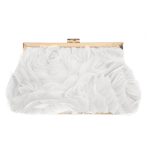 Τσάντα clutch MD-2561 - Ασπρο