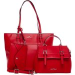 Τσάντα ώμου  JX-2661 - Κόκκινο