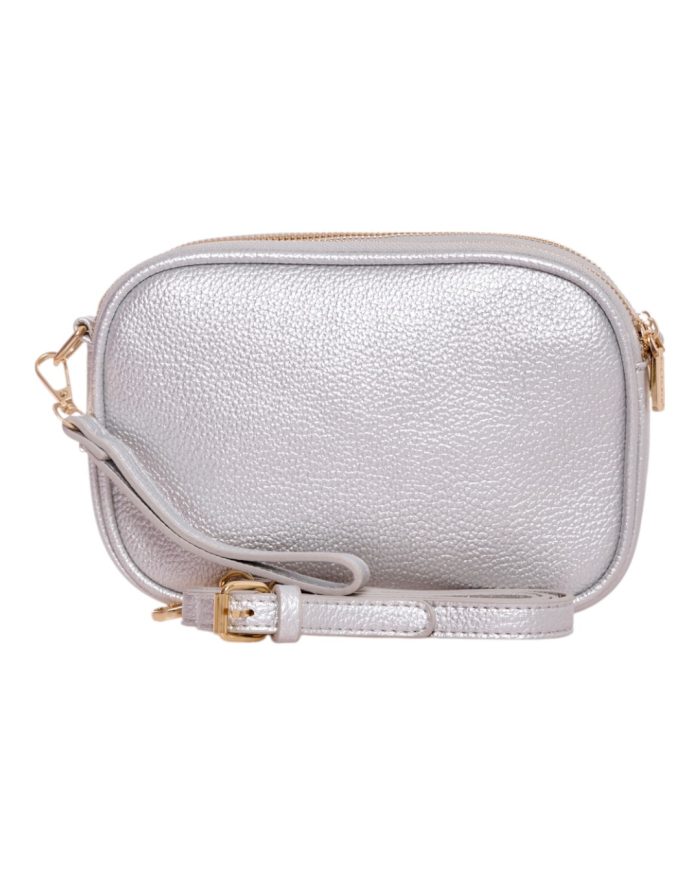 Τσάντα χιαστί-χειρός ZL-2912 - Ασημί - Image 2