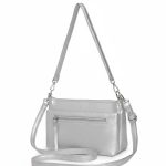 Τσάντα χιαστί XY-37017 - Ασημί