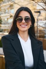 Γυαλιά Ηλίου Μεταλλικά με Χρυσό-Μαύρο Σκελετό & Μαύρο Ντεγκραντέ Φακό - Image 2