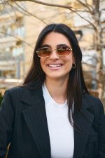 Γυαλιά Ηλίου Μεταλλικά με Χρυσό Σκελετό & Καφέ Φακό