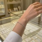 Βραχιόλι Ριβιέρα με Ζιργκόν και Στρόγγυλες Πέτρες - Ασημί