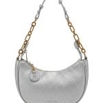 Τσάντα ώμου SQ-10515 - Ασημί